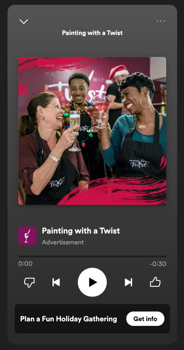 Spotify Ad Example