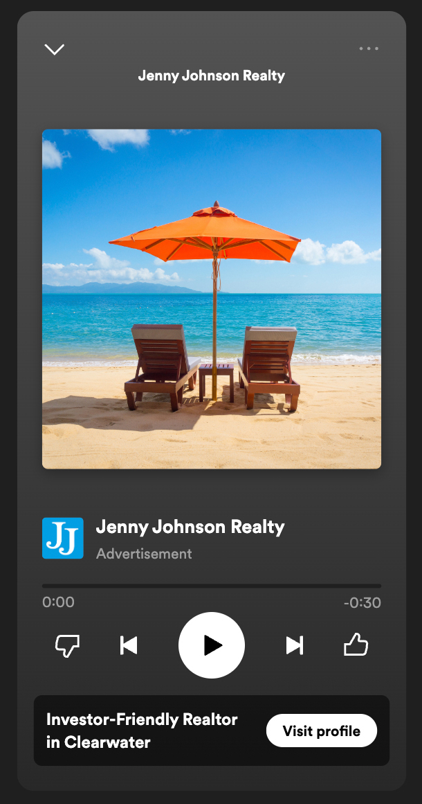 Spotify Ad Example
